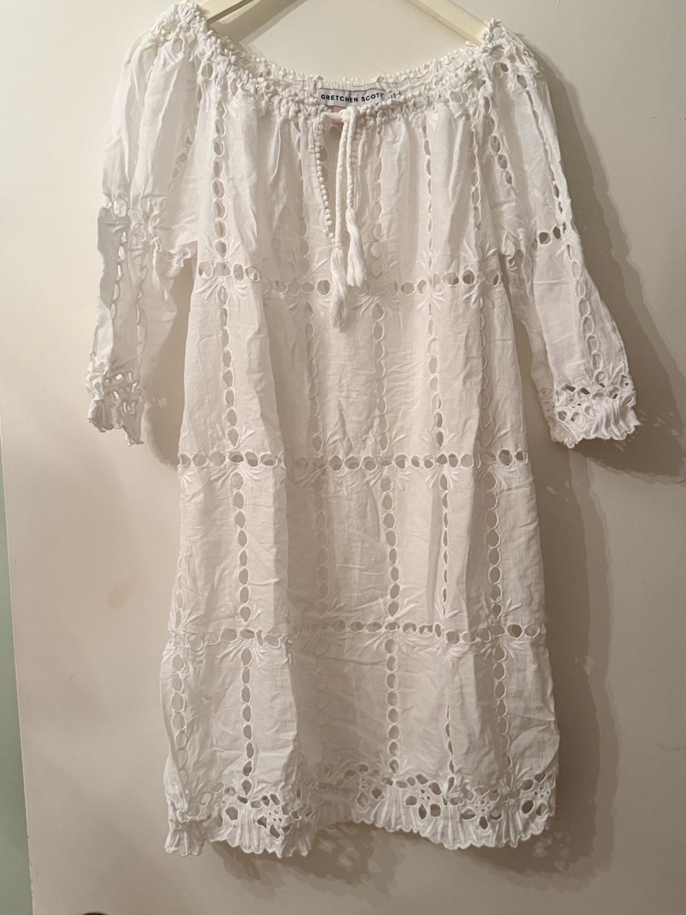 Gretchen Scott Designs White Eyelet Tunic Dress